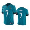 Jacksonville Jaguars #7 Nick Foles Teal Vapor Untouchable Limited Jersey - Mens - Robokeg