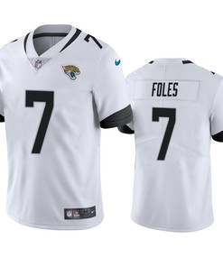 Jacksonville Jaguars #7 Nick Foles White Vapor Untouchable Limited Jersey - Mens - Robokeg