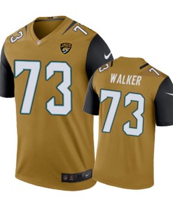 Jacksonville Jaguars #73 Josh Walker Nike Color Rush Gold Jersey - Robokeg