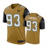Jacksonville Jaguars #93 Calais Campbell Nike Color Rush Gold Jersey - Robokeg