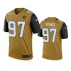 Jacksonville Jaguars Akeem Spence Gold Color Rush Legend Jersey - Robokeg