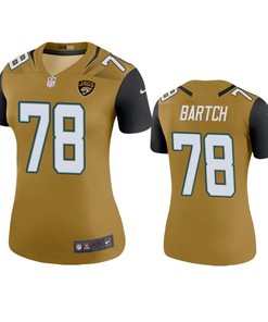 Jacksonville Jaguars Ben Bartch Gold Color Rush Legend Jersey - Robokeg