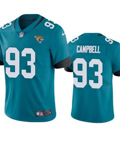 Jacksonville Jaguars Calais Campbell Teal Vapor Limited Jersey - Robokeg