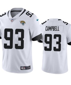 Jacksonville Jaguars Calais Campbell White Vapor Limited Jersey - Robokeg