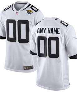 Jacksonville Jaguars Custom Game Jersey White Custom Jerseys Nfl - Robokeg