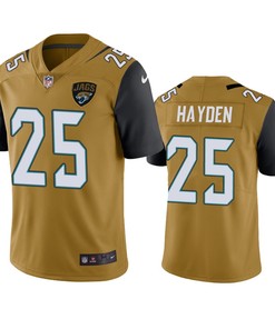 Jacksonville Jaguars D.j. Hayden Gold Nike Color Rush Limited Jersey - Robokeg