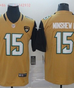 Jacksonville Jaguars Gardner Minshew #15 2020 Nfl Gold Jersey Jersey - Robokeg