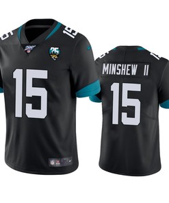 Jacksonville Jaguars Gardner Minshew Black 25th Anniversary Vapor Limited Jersey - Robokeg