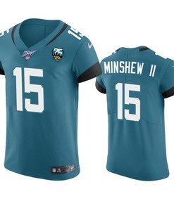 Jacksonville Jaguars Gardner Minshew Ii Teal 25th Season Vapor Elite Jersey - Robokeg