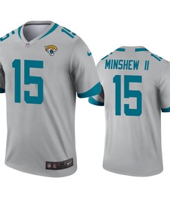 Jacksonville Jaguars Gardner Minshew Silver Inverted Legend Jersey - Robokeg