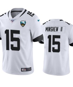 Jacksonville Jaguars Gardner Minshew White 25th Anniversary Vapor Limited Jersey - Robokeg