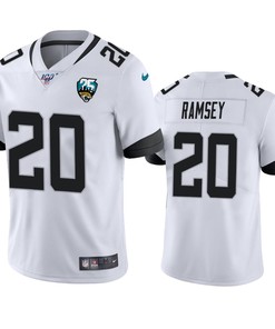 Jacksonville Jaguars Jalen Ramsey White 25th Anniversary Vapor Limited Jersey - Robokeg