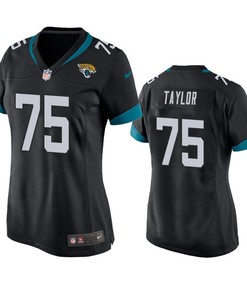 Jacksonville Jaguars Jawaan Taylor 2019 Nfl Draft Black Game Womens Jersey - Robokeg