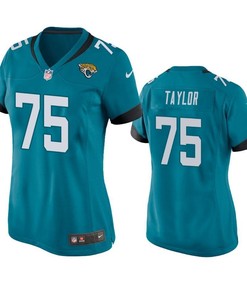 Jacksonville Jaguars Jawaan Taylor 2019 Nfl Draft Teal Game Womens Jersey - Robokeg