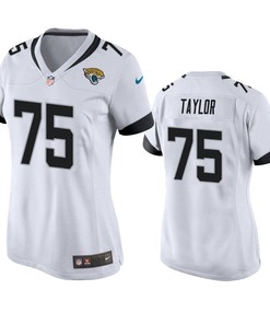 Jacksonville Jaguars Jawaan Taylor 2019 Nfl Draft White Game Womens Jersey - Robokeg
