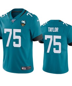 Jacksonville Jaguars Jawaan Taylor Teal 25th Anniversary Vapor Limited Jersey - Robokeg