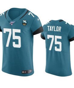 Jacksonville Jaguars Jawaan Taylor Teal 25th Season Vapor Elite Jersey - Robokeg
