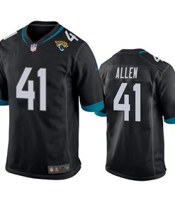 Jacksonville Jaguars Josh Allen 2019 Nfl Draft Black Game Jersey - Robokeg