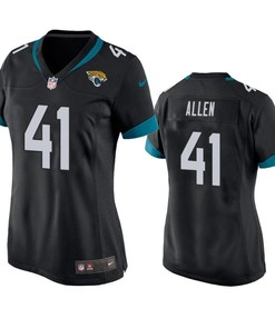 Jacksonville Jaguars Josh Allen 2019 Nfl Draft Black Game Womens Jersey - Robokeg