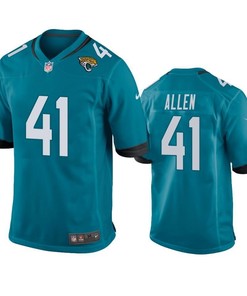 Jacksonville Jaguars Josh Allen 2019 Nfl Draft Teal Game Jersey - Robokeg
