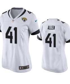 Jacksonville Jaguars Josh Allen 2019 Nfl Draft White Game Womens Jersey - Robokeg