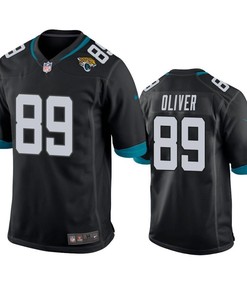Jacksonville Jaguars Josh Oliver 2019 Nfl Draft Black Game Jersey - Robokeg