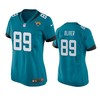 Jacksonville Jaguars Josh Oliver 2019 Nfl Draft Teal Game Womens Jersey - Robokeg