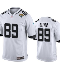 Jacksonville Jaguars Josh Oliver 2019 Nfl Draft White Game Jersey - Robokeg