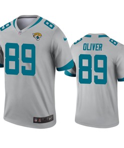 Jacksonville Jaguars Josh Oliver Silver Inverted Legend Jersey - Robokeg