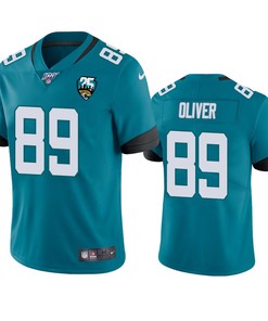 Jacksonville Jaguars Josh Oliver Teal 25th Anniversary Vapor Limited Jersey - Robokeg