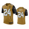 Jacksonville Jaguars Josiah Scott Bold Gold Color Rush Legend Jersey - Robokeg