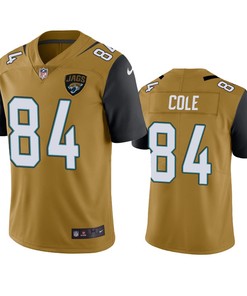 Jacksonville Jaguars Keelan Cole Gold Nike Color Rush Limited Jersey - Robokeg