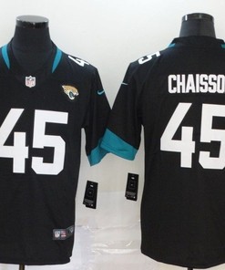 Jacksonville Jaguars Klavon Chaisson #45 Nfl 2020 Black Jersey - Robokeg