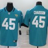 Jacksonville Jaguars Klavon Chaisson #45 Nfl 2020 Steel Blue Jersey - Robokeg