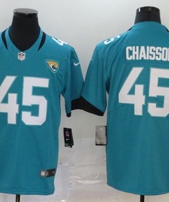 Jacksonville Jaguars Klavon Chaisson #45 Nfl 2020 Steel Blue Jersey - Robokeg