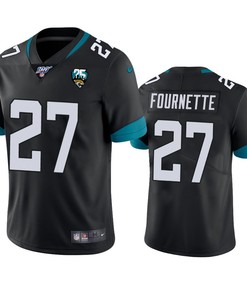 Jacksonville Jaguars Leonard Fournette Black 100th Season Vapor Limited Jersey - Robokeg