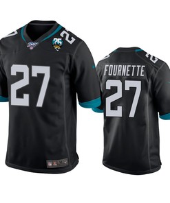 Jacksonville Jaguars Leonard Fournette Black 25th Anniversary Game Jersey - Robokeg