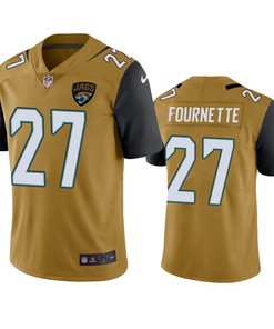 Jacksonville Jaguars Leonard Fournette Gold Nike Color Rush Limited Jersey - Robokeg