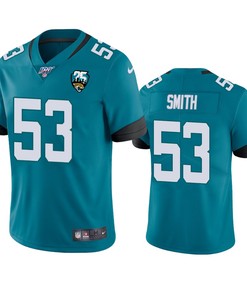 Jacksonville Jaguars Malcolm Smith Teal 25th Anniversary Limited Jersey - Robokeg