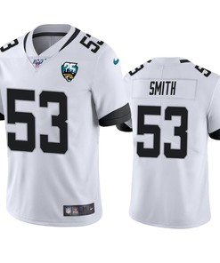 Jacksonville Jaguars Malcolm Smith White 25th Anniversary Limited Jersey - Robokeg
