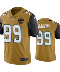 Jacksonville Jaguars Marcell Dareus Gold Nike Color Rush Limited Jersey - Robokeg