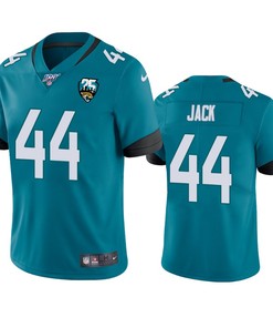 Jacksonville Jaguars Myles Jack Teal 25th Anniversary Vapor Limited Jersey - Robokeg
