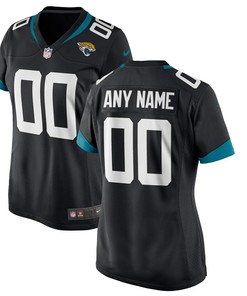 Jacksonville Jaguars Nike Womens Custom Team Color Game Jersey - Black - Robokeg