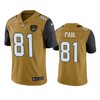 Jacksonville Jaguars Niles Paul Gold Nike Color Rush Limited Jersey - Robokeg