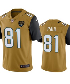 Jacksonville Jaguars Niles Paul Gold Nike Color Rush Limited Jersey - Robokeg