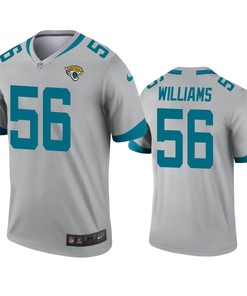 Jacksonville Jaguars Quincy Williams Silver Inverted Legend Jersey - Robokeg
