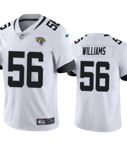 Jacksonville Jaguars Quincy Williams White Vapor Limited Jersey - Robokeg