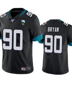 Jacksonville Jaguars Taven Bryan Black 100th Season Vapor Limited Jersey - Robokeg