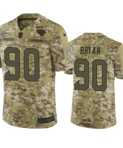 Jacksonville Jaguars Taven Bryan Jersey Nfl Camo Salute To Service - Robokeg