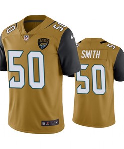 Jacksonville Jaguars Telvin Smith Gold Nike Color Rush Limited Jersey - Robokeg